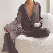 Dames Luxe Satijnen Pyjama Set | Florence