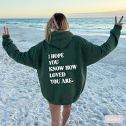 Dames Trendy Hoodie met Self Love Text Print | Soldana