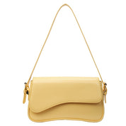 Dames Elegante Handtas met Golvend Design van Faux Premium Vegan Leer | Lady