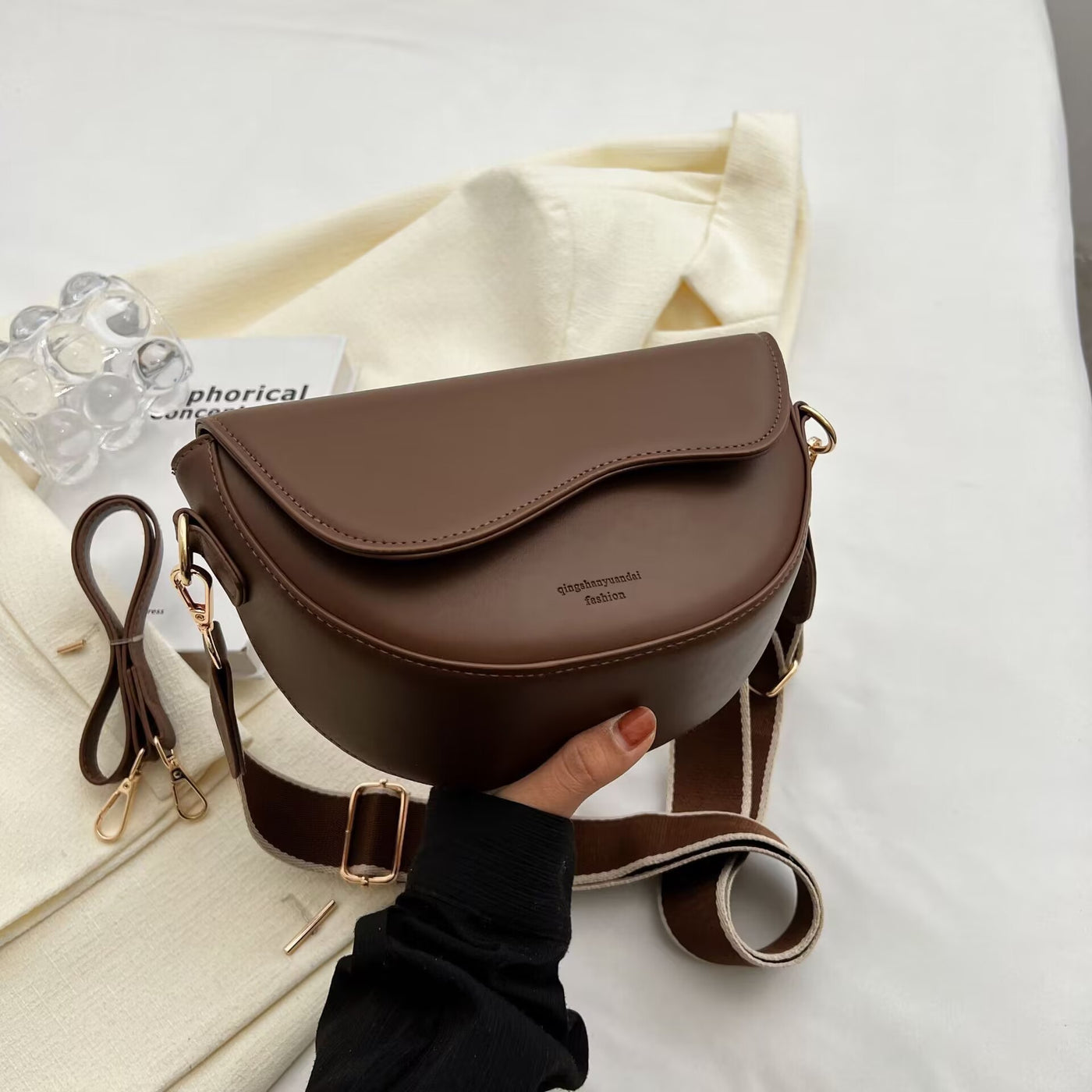 Dames Crossbody Tas van Vegan Leer | Leilani
