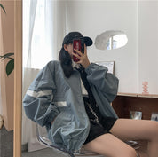 Dames Sportieve Baseball Jas met Hoge Kraag | Bassy