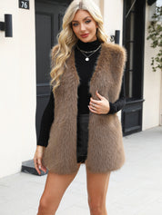 Dames Trendy Veelzijdige Stijlvolle Faux Fur Bodywarmer Gilet | Boreya