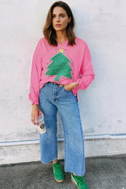 Dames Gekke Kerst Trui met Denneboom Artwork | Seloria