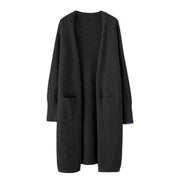 Dames Warme Stijlvolle Lange Gebreid Vest | Rayna