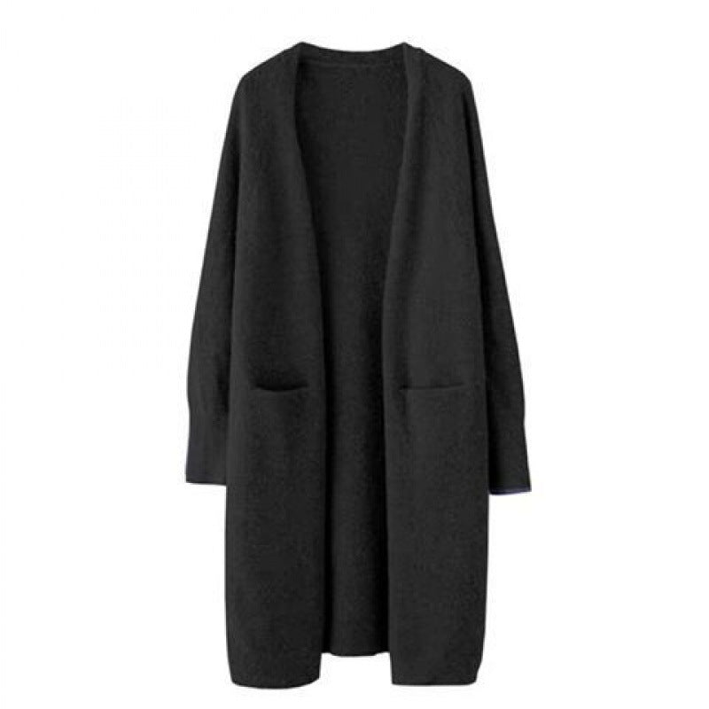 Dames Warme Stijlvolle Lange Gebreid Vest | Rayna