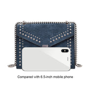 Dames Trendy Kleine Schoudertas met Stud Details | Leni
