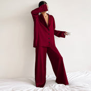 Dames Luxe Satijnen Pyjama Set | Florence