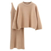 Dames Trendy Voorjaars Gebreide Tweedelige Set | Dulsie