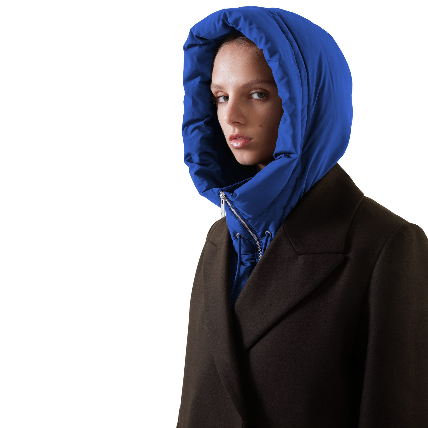 Dames Modieuze Stijlvolle Gewatteerde Capuchon Accessoire | Lizzy