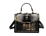 Dames Trendy Schoudertas met Slangenstructuur | Loisa