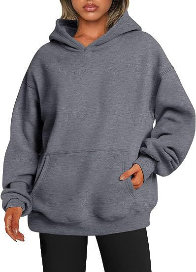Dames Casual Ruimvallende Comfortabele Hoodie met Capuchon | Sarelia