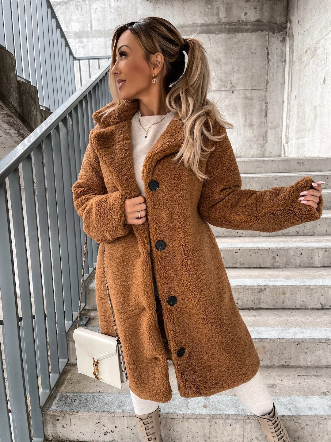 Dames Elegante Teddy Jas | Belani