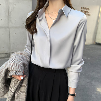 Dames Elegante Stijlvolle Veelzijdige Blouse | Hally