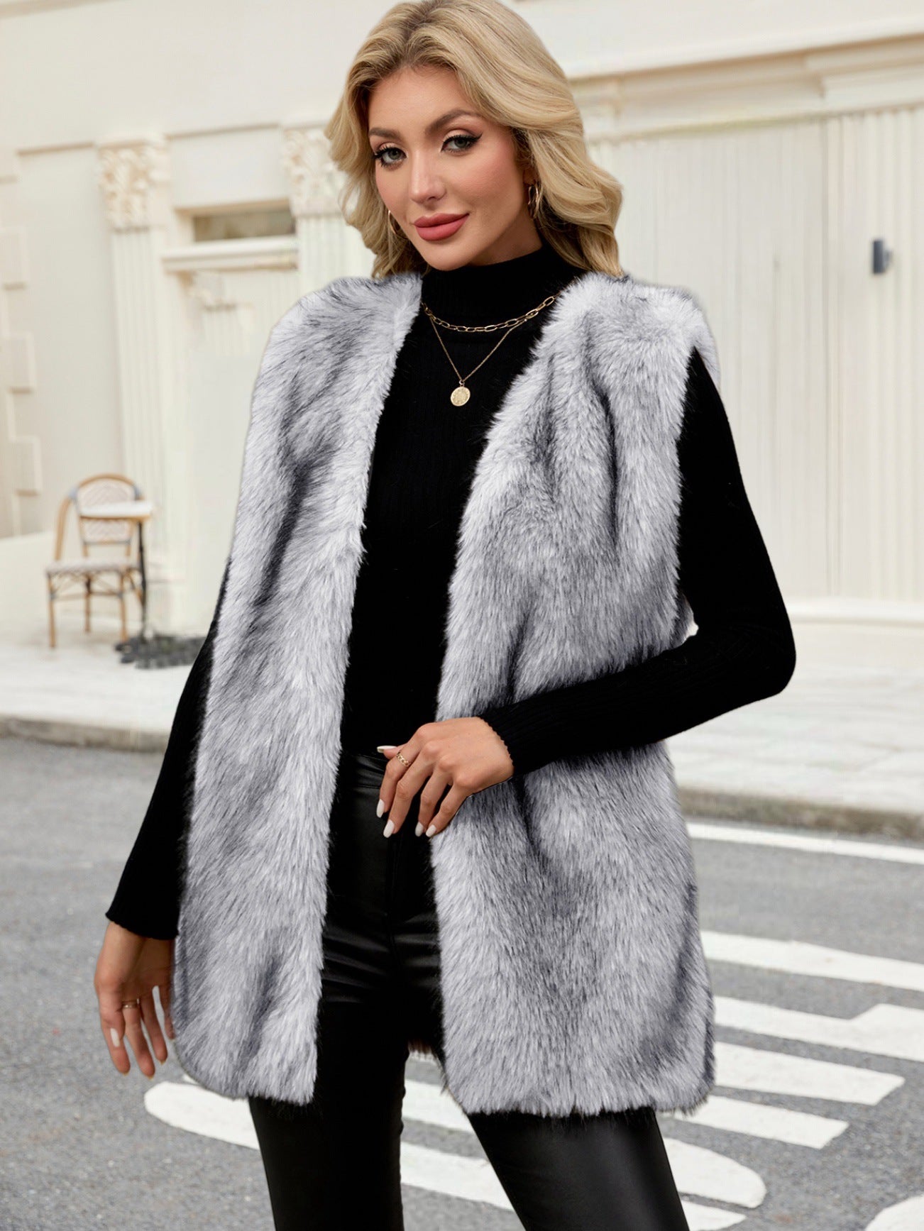 Dames Trendy Veelzijdige Stijlvolle Faux Fur Bodywarmer Gilet | Boreya