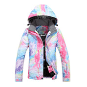 Dames Waterdichte Trendy Warme Ski Jas met Print | Vifada