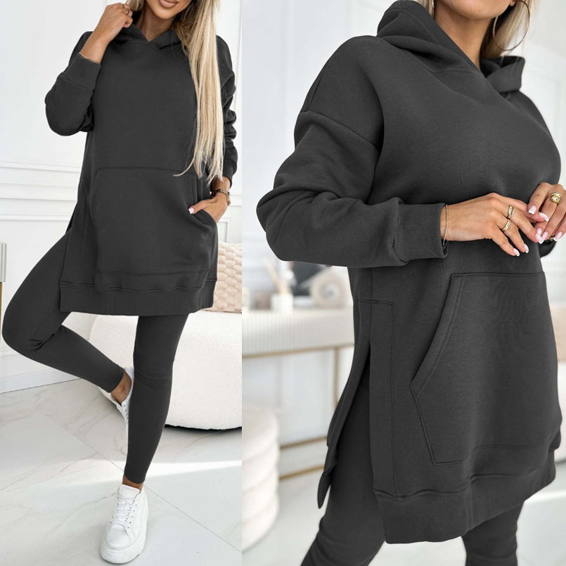 Dames Comfortabele Loungewear Set Hoodie en Legging | Devany