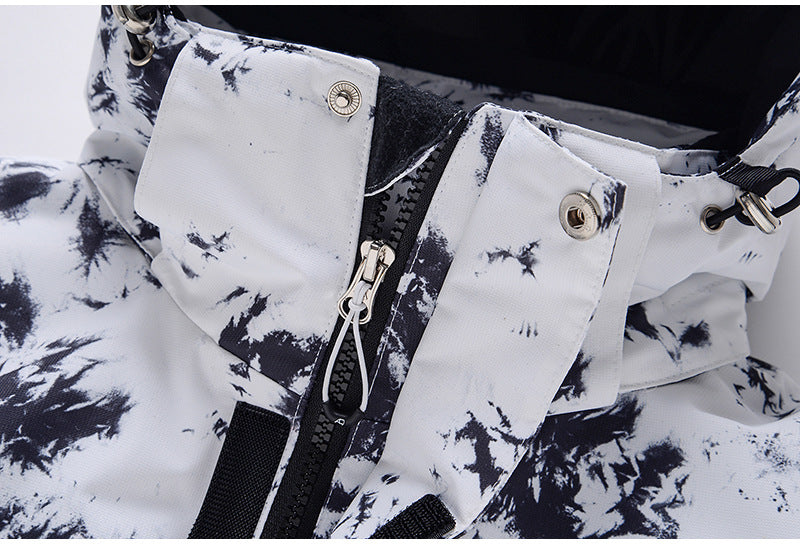 Dames Waterdichte Warme Trendy Ski Overall Set met Print | Vessa
