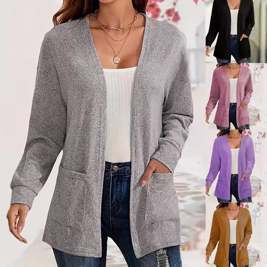 Dames Elegant Vest met Zakken | Ravina