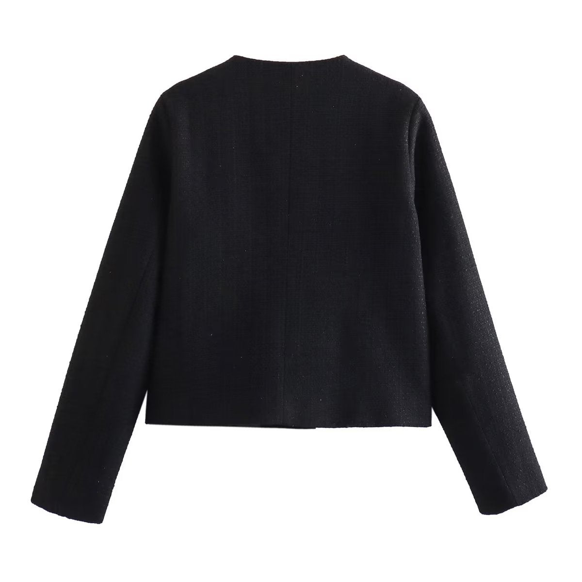 Dames Bouclé Jas met Gouden Knopen | Bessie