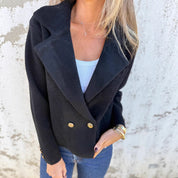 Dames Elegante Stijlvolle Blazer Jas met Knopen | Bexley