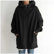 Dames Comfortabele Oversized Hoodie met Rits | Semmy