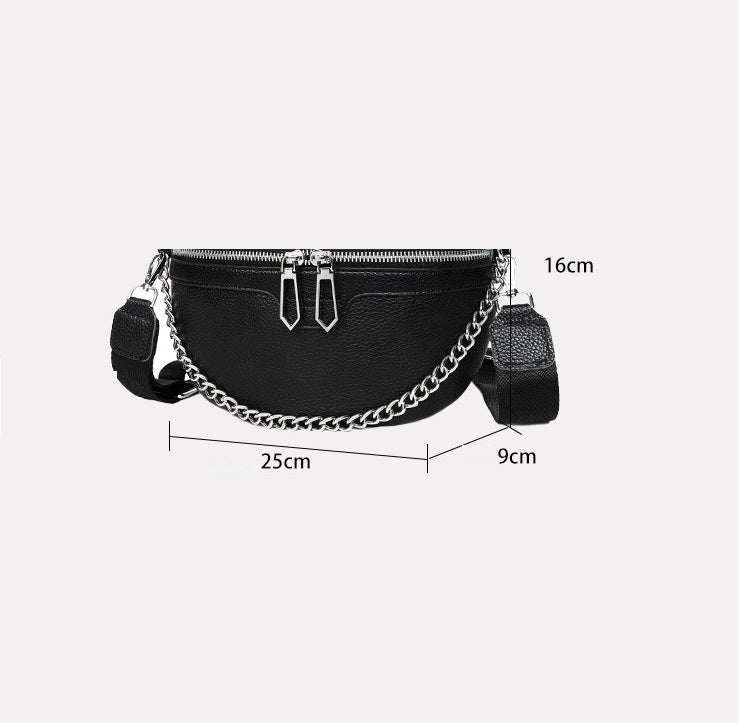 Dames Hippe Crossbody Heuptas met Ketting | Lona