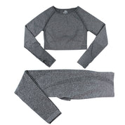 Dames Naadloze Yoga Sportset met Legging en Top | Damaris