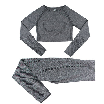 Dames Naadloze Yoga Sportset met Legging en Top | Damaris