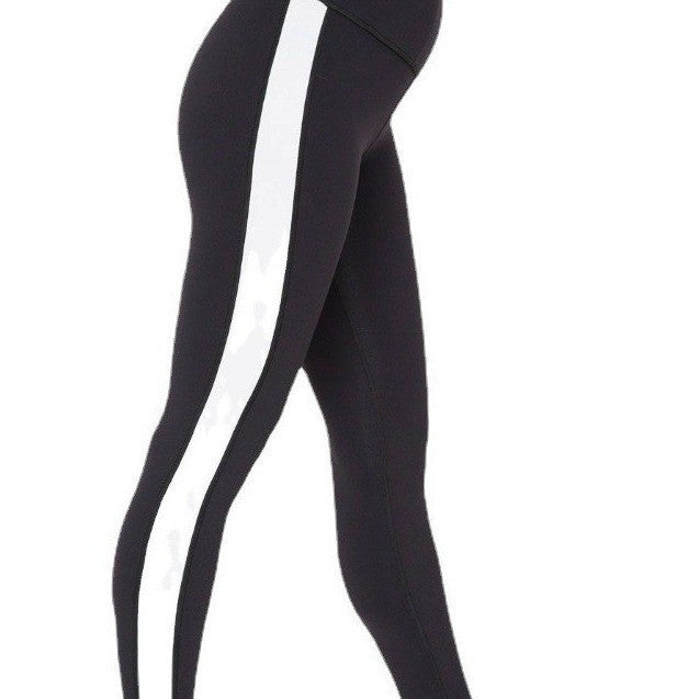 Dames Veelzijdige Elegante Sport Legging met Contrast Streep | Amadea