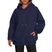 Dames Casual Ruimvallende Comfortabele Hoodie met Capuchon | Sarelia