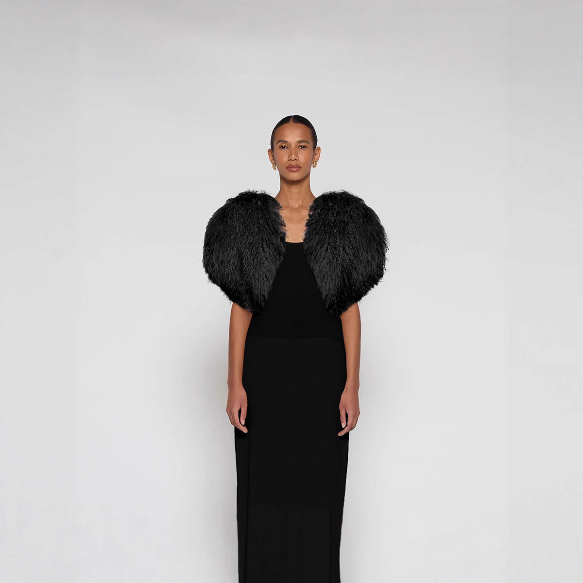 Dames Elegante Trendy Faux Fur Bolero | Liza