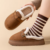 Dames Suède Pantoffels met Zachte Voering | Emily