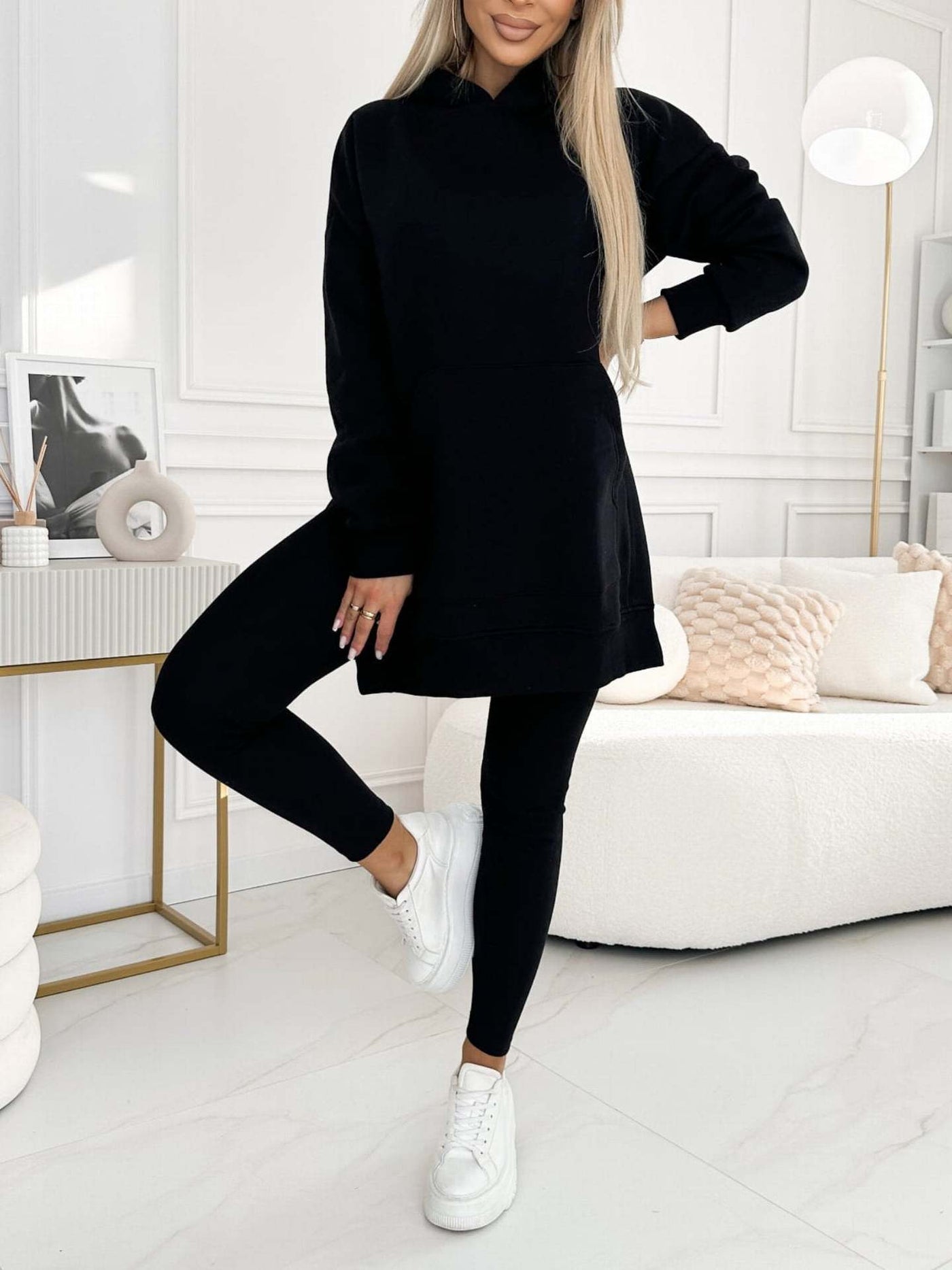 Dames Comfortabele Loungewear Set Hoodie en Legging | Devany