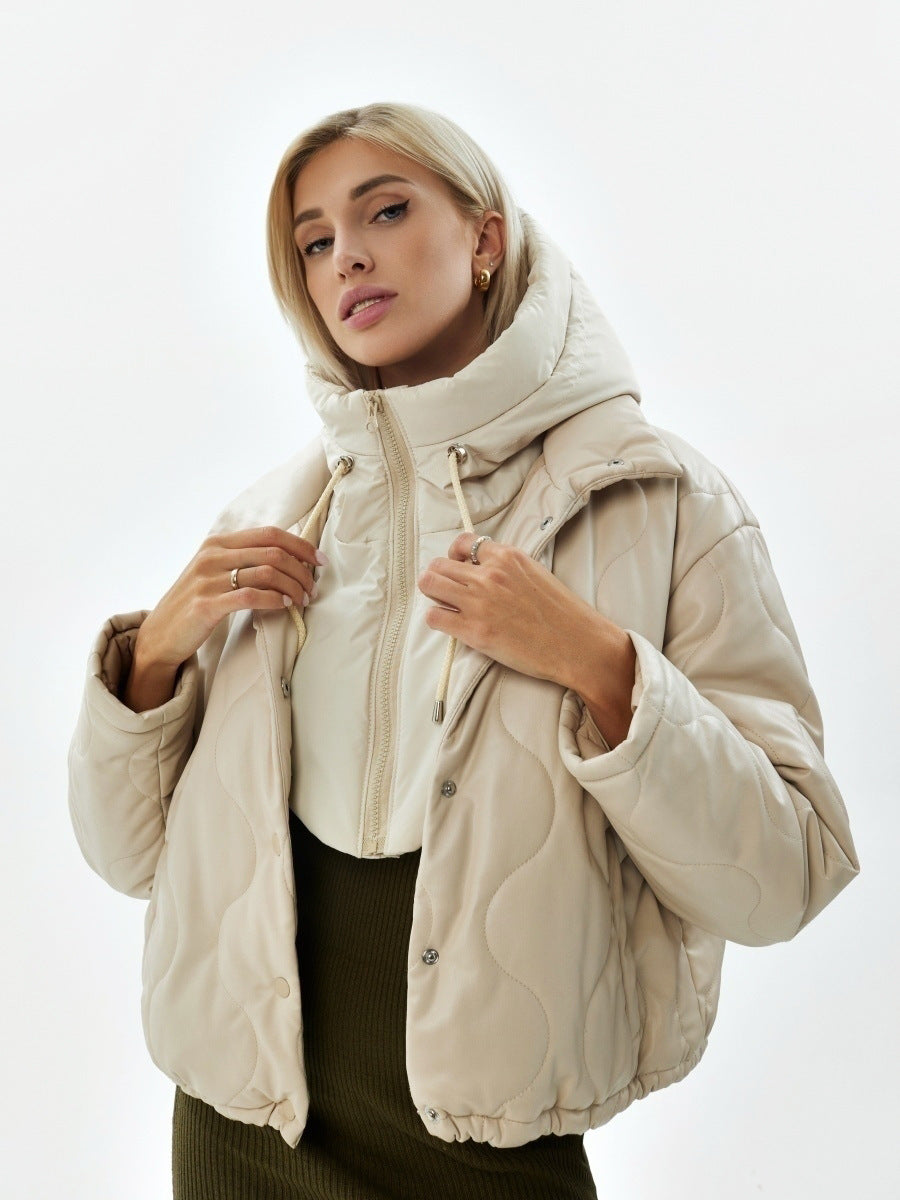 Dames Modieuze Stijlvolle Gewatteerde Capuchon Accessoire | Lizzy