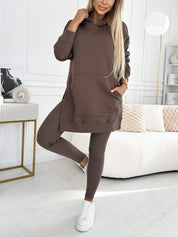 Dames Comfortabele Loungewear Set Hoodie en Legging | Devany