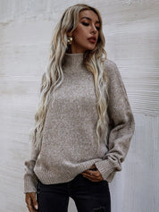 Dames Elegante Trendy Basic Gebreide Col Trui | Raeliah