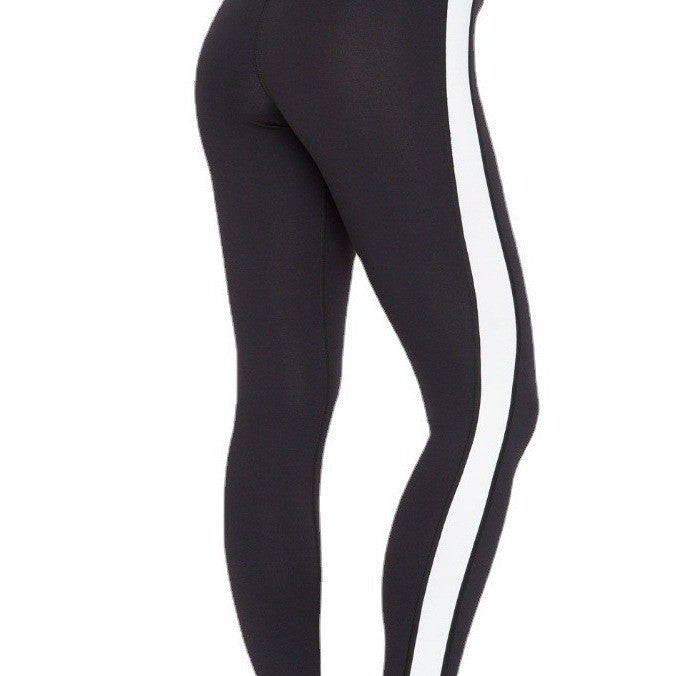 Dames Veelzijdige Elegante Sport Legging met Contrast Streep | Amadea