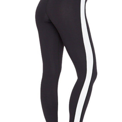 Dames Veelzijdige Elegante Sport Legging met Contrast Streep | Amadea