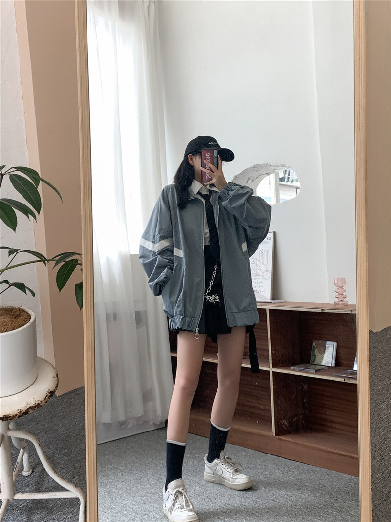 Dames Sportieve Baseball Jas met Hoge Kraag | Bassy