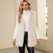 Dames Trendy Veelzijdige Stijlvolle Faux Fur Bodywarmer Gilet | Boreya