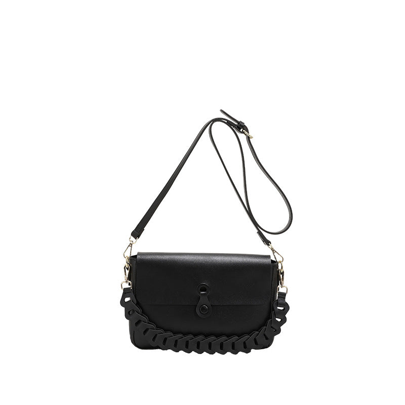 Dames Trendy Schoudertas met Gevlochten Detail | Lake