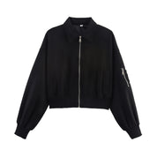 Dames Trendy Suède-look Korte Jas met Kraag | Beba