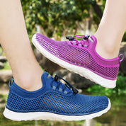 Dames Ademende Comfort Sneaker met Orthopedische Zool | Eladina