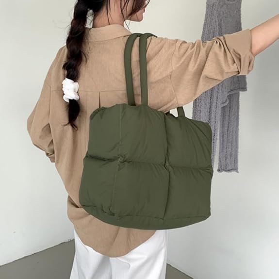 Dames Puffer Tote Bag | Lua