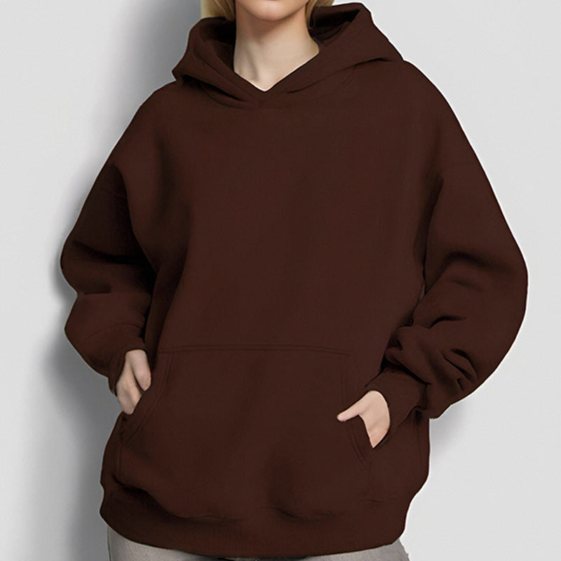 Dames Casual Oversized hoodie met Kangaroo Zakken | Sarona