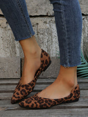 Dames Elegante Trendy Panterprint Flats Ballerina's | Endolisa