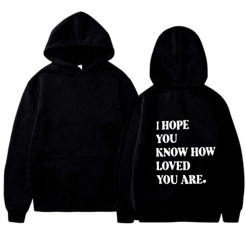 Dames Trendy Hoodie met Self Love Text Print | Soldana