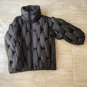 Dames Oversized Pufferjas met Gevlochten Patroon | Betsie