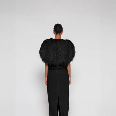 Dames Elegante Trendy Faux Fur Bolero | Liza