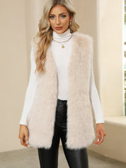 Dames Trendy Veelzijdige Stijlvolle Faux Fur Bodywarmer Gilet | Boreya